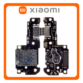 HQ OEM Συμβατό Με Xiaomi Redmi Note 12 Pro 5G (22101316C, 22101316I) USB Type-C Charging Dock Connector Flex Sub Board, Καλωδιοταινία Υπό Πλακέτα Φόρτισης + Microphone Μικρόφωνο (Grade AAA)