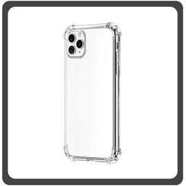 Θήκη Πλάτης - Back Cover, Silicone Σιλικόνη Material PC+TPU Protective Case Transparent Διάφανο For iPhone 12 / 12 Pro