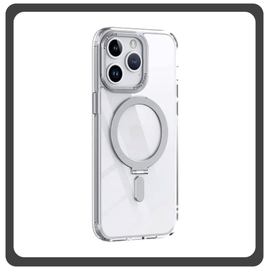 Θήκη Πλάτης - Back Cover, Silicone Σιλικόνη Creative Invisible Bracket Protective Case Silver Ασημί For iPhone 13 Pro