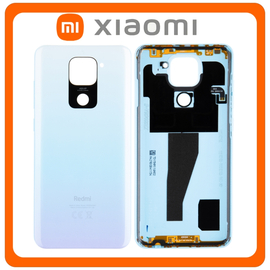 HQ OEM Συμβατό Με Xiaomi Redmi Note 9, Redmi Note9 (M2003J15SC, M2003J15SG) Rear Back Battery Cover Πίσω Καπάκι Πλάτη Μπαταρίας Polar White Άσπρο (Grade AAA)