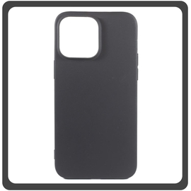 Θήκη Πλάτης - Back Cover, Silicone Σιλικόνη High Quality Liquid TPU Soft Protective Case Black Μαύρο For iPhone 12 / 12 Pro
