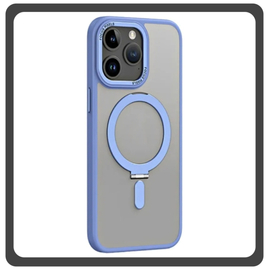 Θήκη Πλάτης - Back Cover, Silicone Σιλικόνη Creative Invisible Bracket Protective Case Sky Blue Μπλε For iPhone 13 Pro