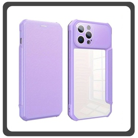 Θήκη Book, Δερματίνη Leather Colorful Magnetic Leather Case Purple Μωβ For iPhone 14 Pro