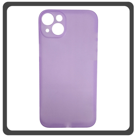 Θήκη Πλάτης - Back Cover, Silicone Σιλικόνη Ultra Thin Feather PP Case Purple Μωβ For iPhone 13