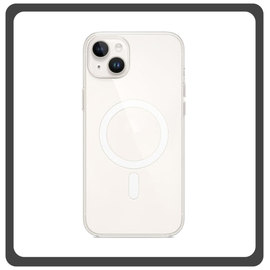 Θήκη Πλάτης - Back Cover, Silicone Σιλικόνη Fine Hole TPU Magnetic Case Transparent Διάφανο For iPhone 13 Mini