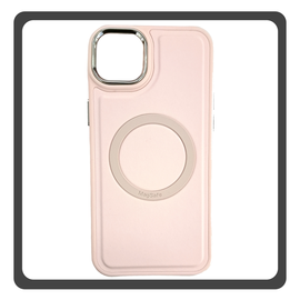 Θήκη Πλάτης - Back Cover Silicone Σιλικόνη Magnetic Skin Protection Case Pink Ροζ For iPhone 11 Pro Max