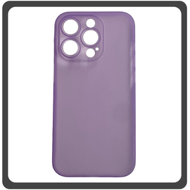 Θήκη Πλάτης - Back Cover Silicone Σιλικόνη Ultra Thin Feather PP Case Purple Μωβ For iPhone 11 Pro Max