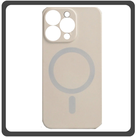 Θήκη Πλάτης - Back Cover Silicone Σιλικόνη Liquid Magnetic Protection Case White Άσπρο For iPhone 11 Pro Max