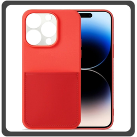 Θήκη Πλάτης - Back Cover Silicone Σιλικόνη Liquid Inserted TPU Protective Case Red Κόκκινο For iPhone 11 Pro Max