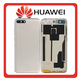 HQ OEM Συμβατό Με Huawei Y6 (2018) (ATU-L11, ATU-LX3) Rear Back Battery Cover Πίσω Καπάκι Πλάτη Μπαταρίας Gold Χρυσό (Grade AAA)