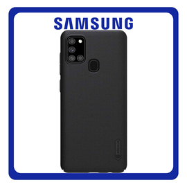Nillkin Θήκη Πλάτης - Back Cover, Silicone Σιλικόνη Super Frosted Shield Black Μαύρο For Samsung A21s