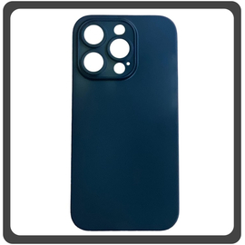 ​Θήκη Πλάτης - Back Cover, Silicone Σιλικόνη Ultra Thin Feather PP Case Dark Blue Μπλε For iPhone 12 Pro Max​