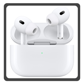 Γνήσιο Original For Apple AirPods Pro 2nd Gen Bluetooth Stereo Headphones With Charging Case Handsfree Ασύρματα Ακουστικά Με Θήκη MTJV3ZM  White Άσπρο