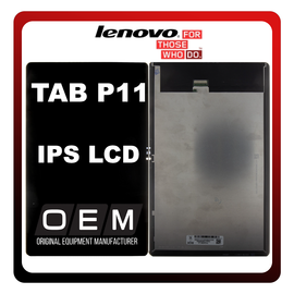 HQ OEM Συμβατό Με Lenovo Tab P11 (TB-J606F) IPS LCD Display Screen Assembly Οθόνη + Touch Screen Digitizer Μηχανισμός Αφής Slate Grey Μαύρο (Grade AAA)