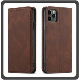 Θήκη Book, Leather Δερματίνη Print Wallet Case Brown Καφέ For iPhone 11 Pro Max