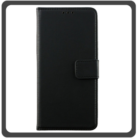 Θήκη Book, Leather Δερματίνη Flap Wallet Case with Clasp Black Μαύρο For iPhone 12 / 12 Pro