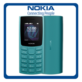 Nokia 105 (2023) TA-1557 DS, Brand New Smartphone Mobile Phone Κινητό Cyan Μπλε