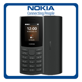 Nokia 105 4G (2023) TA-1551 Dual SIM, Brand New Smartphone Mobile Phone Κινητό Charcoal Μαύρο