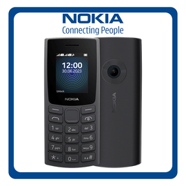 Nokia 110 (2023) TA-1567 Dual SIM, Brand New Smartphone Mobile Phone Κινητό Charcoal Μαύρο