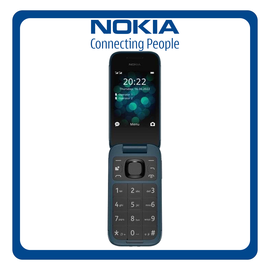Nokia 2660 Flip Dual SIM (48MB/128MB), Brand New Smartphone Mobile Phone Κινητό Blue Μπλε
