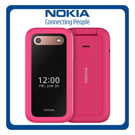 Nokia 2660 Flip Dual SIM (48MB/128MB), Brand New Smartphone Mobile Phone Κινητό Pop Pink Ροζ