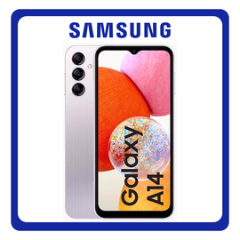 Samsung Galaxy A14 Dual SIM (4GB/64GB), Brand New Smartphone Mobile Phone Κινητό Silver Ασημί