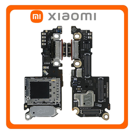 Γνήσια Original Xiaomi 13 (2211133C, 2211133G) USB Type-C Charging Dock Connector Flex Sub Board, Καλωδιοταινία Υπό Πλακέτα Φόρτισης + Microphone Μικρόφωνο 56000100M300 (Service Pack By Xiaomi)