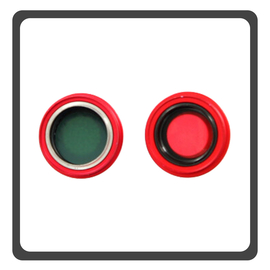 HQ OEM Συμβατό Για Apple iPhone 14 (A2882, A2649) / iPhone 14 Plus (A2886, A2632) Main Camera Lens Τζαμάκι Κάμερας + Frame Bezel Πλαίσιο Red Κόκκινο (Premium A+)