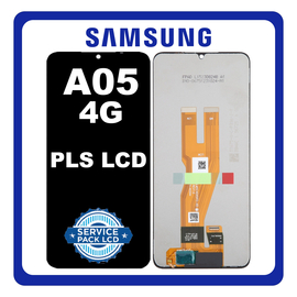 HQ OEM Συμβατό Με Samsung Galaxy A05 4G (SM-A055F, SM-A055F/DS) PLS LCD Display Screen Assembly Οθόνη + Touch Screen Digitizer Μηχανισμός Αφής Black Μαύρο (Premium A+)