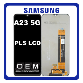 HQ OEM Συμβατό Με Samsung Galaxy A23 5G (SM-A236U, SM-A236U1) PLS LCD Display Screen Assembly Οθόνη + Touch Screen Digitizer Μηχανισμός Αφής Black Μαύρο (Premium A+)