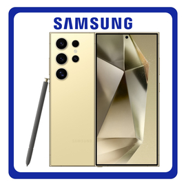 Samsung Galaxy S24 Ultra 5G Dual SIM (12GB/512GB), Brand New Smartphone Mobile Phone Κινητό Titanium Yellow Κίτρινο