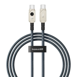 Data Cable Baseus Unbreakable, Type-c - Type-c, 100w, pd, 1.0m, Black - 40425