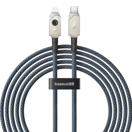 Data Cable Baseus Unbreakable, Type-c - Lightning, 20w, 1.0m, Black - 40437