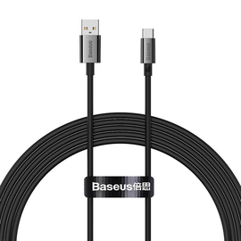 Data Cable Baseus Superior, Type-c, 100w, 2.0m, Black - 40450