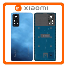 Γνήσια Original Xiaomi Redmi Note 11 Pro 5G (21091116I, 2201116SG) Rear Back Battery Cover + Camera Lens Πίσω Κάλυμμα Καπάκι Πλάτη Μπαταρίας + Τζαμάκι Κάμερας Atlantic Blue Μπλε 5600050K6S00 (Service Pack By Xiaomi)