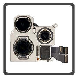 Γνήσια Original Apple iPhone 15 Pro, iPhone 15Pro (A2848, A3101) Main Rear Back Camera Κεντρική Κάμερα 48MP + 12MP + 12MP Pulled