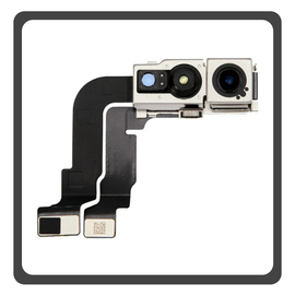 Γνήσια Original For Apple iPhone 15, iPhone15 (A3090, A2846) Front Selfie Camera Flex Μπροστινή Κάμερα 12MP Pulled
