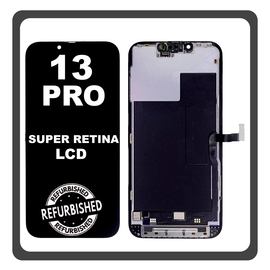 iPhone 13 Pro, iPhone 13Pro (A2638, A2483) Super Retina XDR OLED LCD Display Screen Assembly Οθόνη + Touch Screen Digitizer Μηχανισμός Αφής Black Μαύρο (Ref By Apple) (0% Defective Returns)