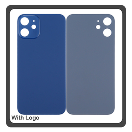 HQ OEM Συμβατό Με Apple iPhone 12 Mini, iPhone 12Mini (A2399, A2176) Premium Aftermarket Rear Back Battery Cover with Camera Big Hole Πίσω Κάλυμμα Πλάτη Καπάκι Μπαταρίας Blue Μπλε (Premium A+)