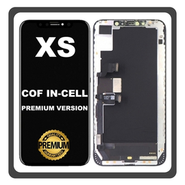 HQ OEM Συμβατό Με Apple iPhone XS, iPhoneXS (A2097, A1920, A2100, A2098, Phone11,2) Premium Version COF In-Cell LCD Display Screen Assembly Οθόνη + Touch Screen Digitizer Μηχανισμός Αφής Black Μαύρο (Premium A+)