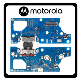 HQ OEM Συμβατό Με Motorola Moto G22 (XT2231-1, XT2231-2) / Moto E22s, USB Type-C Charging Dock Connector Flex Sub Board, Καλωδιοταινία Υπό Πλακέτα Φόρτισης + Microphone Μικρόφωνο (Premium A+)