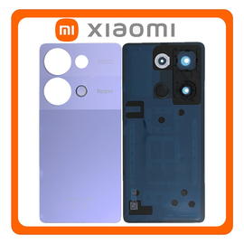 Γνήσια Original Xiaomi Redmi Note 13 Pro 4G (23117RA68G, 2312FPCA6G) Rear Back Battery Cover Πίσω Κάλυμμα Καπάκι Πλάτη Μπαταρίας Lavender Purple Μωβ 56000600N600 (Service Pack By Xiaomi)