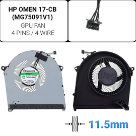 Ανεμιστήρας gpu hp Omen 17-cb Version 11.5mm