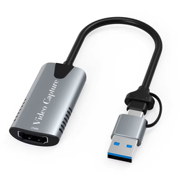 External Capture Card Detech, usb 3.0 / Type-c - Hdmi, hd 1080p - 17853