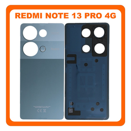 HQ OEM Συμβατό Με Xiaomi Redmi Note 13 Pro 4G (23117RA68G, 2312FPCA6G) Rear Back Battery Cover Πίσω Κάλυμμα Καπάκι Πλάτη Μπαταρίας Forest Green Πράσινο (Premium A+)