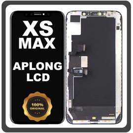 Γνήσια Original FOG For Apple iPhone XS Max, iPhone XSMax (A1921, A2101) Super Retina OLED LCD Display Screen Assembly Οθόνη + Touch Screen Digitizer Μηχανισμός Αφής Midnight Μαύρο (Lifetime Warranty Για Συνεργατες B2B​)