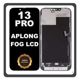Γνήσια Original FOG For Apple iPhone 13 Pro (A2638, A2483) Super Retina XDR OLED LCD Display Screen Assembly Οθόνη + Touch Screen Digitizer Μηχανισμός Αφής Midnight Μαύρο (Lifetime Warranty Για Συνεργατες B2B​)