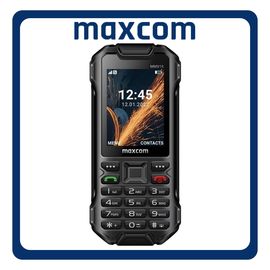 Maxcom Strong MM918 Dual SIM, Brand New Feature Mobile Phone Κινητό με Κουμπιά Black