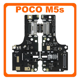 HQ OEM Συμβατό Με Xiaomi Poco M5s (2207117BPG) USB Type-C Charging Dock Connector Flex Sub Board, Καλωδιοταινία Υπό Πλακέτα Φόρτισης + Microphone Μικρόφωνο + Audio Jack Θύρα Ακουστικών (Premium A+)