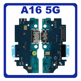 Γνήσια Original Samsung Galaxy A16 5G (SM-A166B, SM-A166B/DS) USB Type-C Charging Dock Connector Flex Sub Board, Καλωδιοταινία Υπό Πλακέτα Φόρτισης + Microphone Μικρόφωνο GH96-18449A (Service Pack By Samsung)